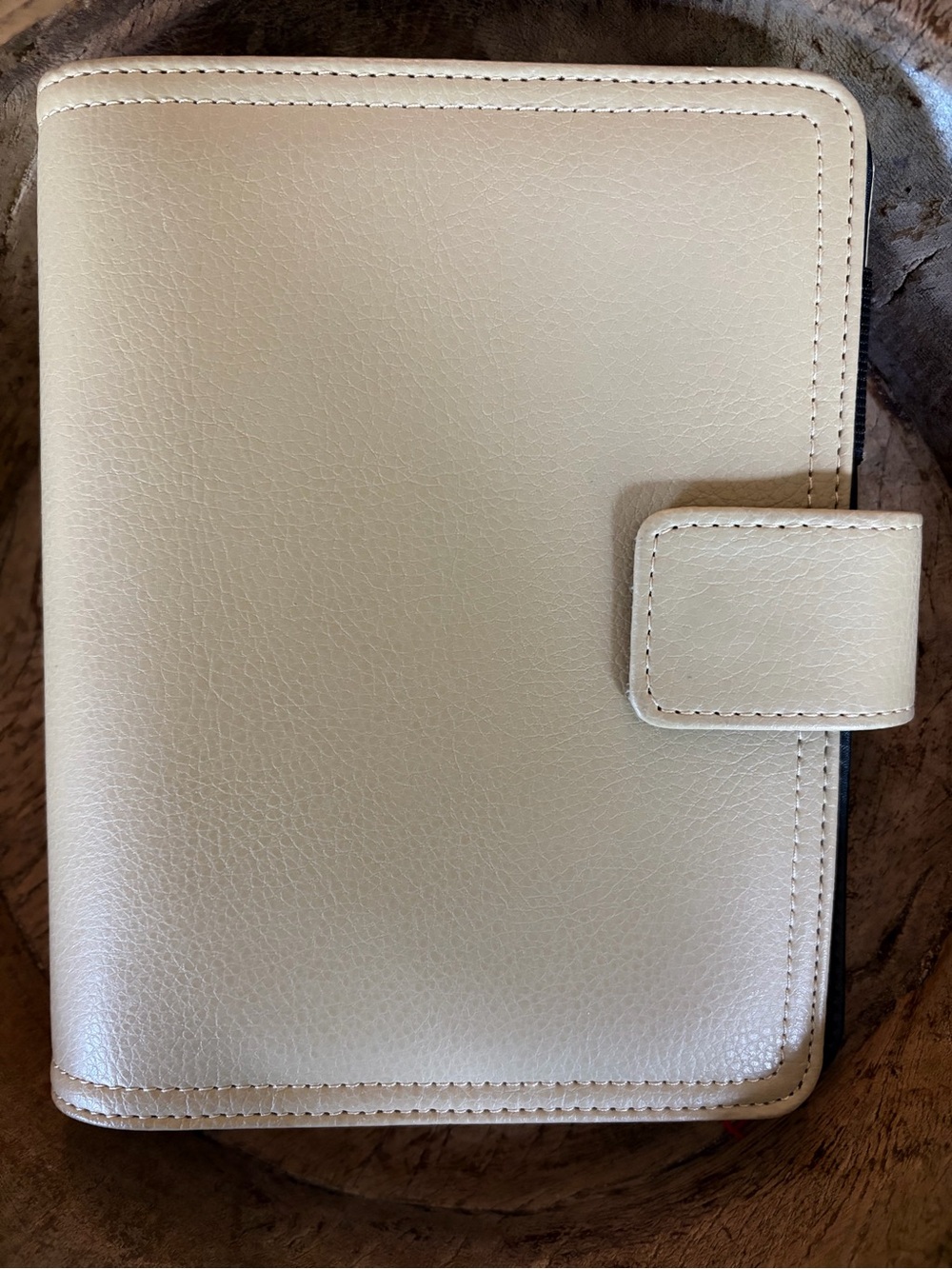 Franklin Covey 365 Monthly/Weekly 6-Ring Taupe Snap-Closure Organizer Nice